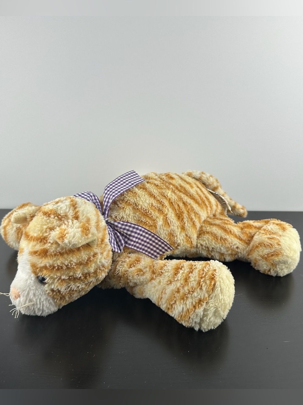 Mary Meyer RARE Terri Tabby Orange Ginger Striped Kitty Cat 12" Flip Flops Plush